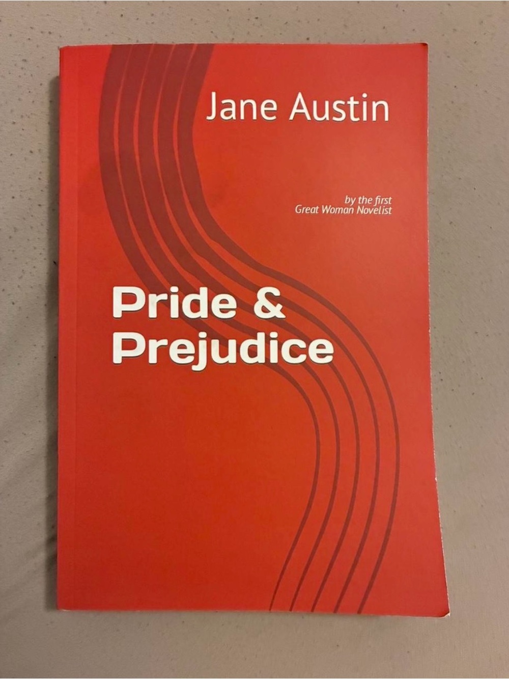 Pride & Prejudice Paperback - Red